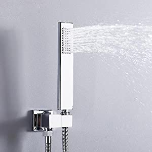 LAZ HOME 10 Inches Shower Faucet Bathroom Rain Volume Control Complete  Shower System